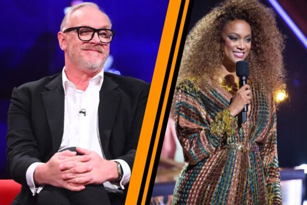 Tyra Banks and Greg Hayes