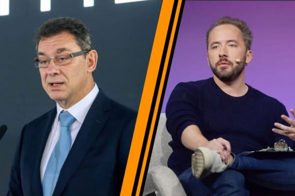 Albert Bourla and Drew Houston