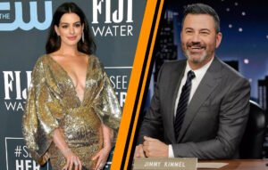 Anne Hathaway and Jimmy Kimmel