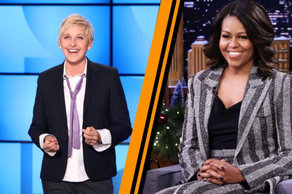 Ellen DeGeneres and Michelle Obama