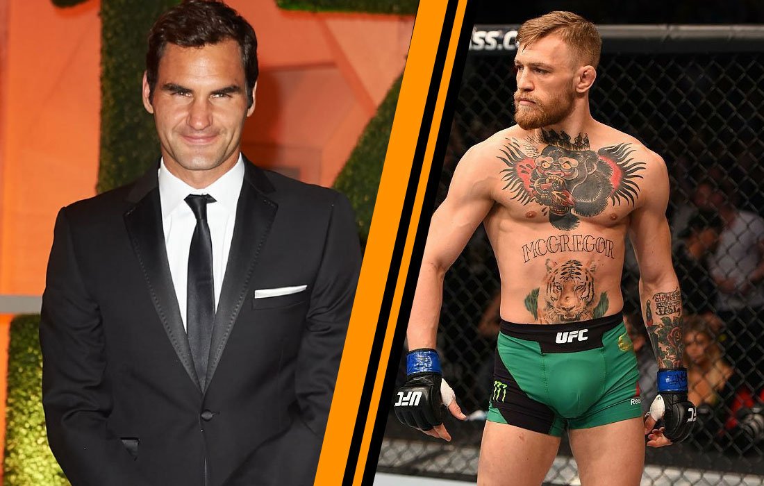Roger Federer and Conor McGregor