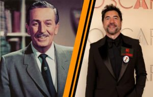Walt Disney and Javier Bardem