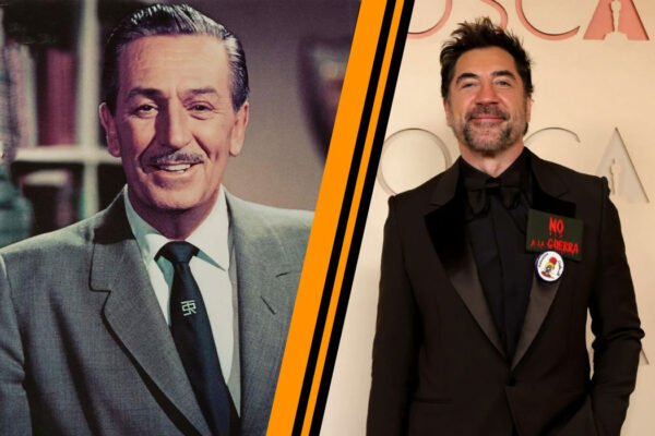 Walt Disney and Javier Bardem