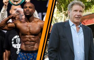Floyd Mayweather and Harrison Ford