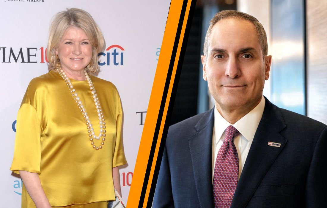 Martha Stewart and Andy Cecere