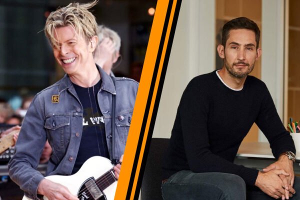 David Bowie and Evan Spiegel