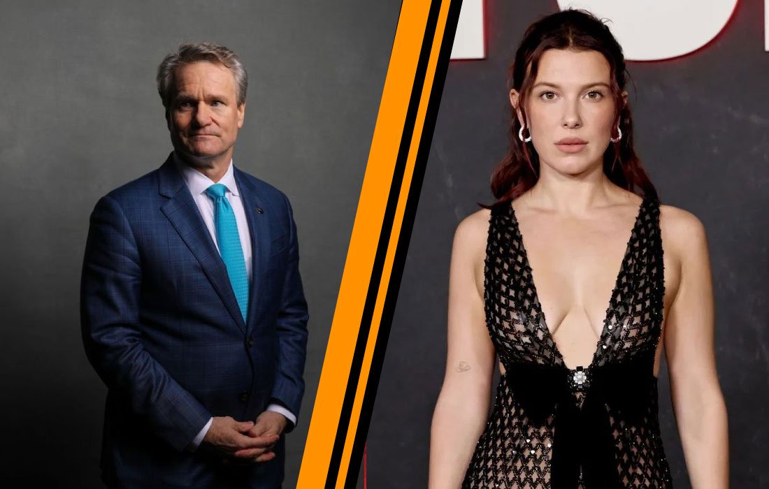 Brian Moynihan and Millie Bobby Brown