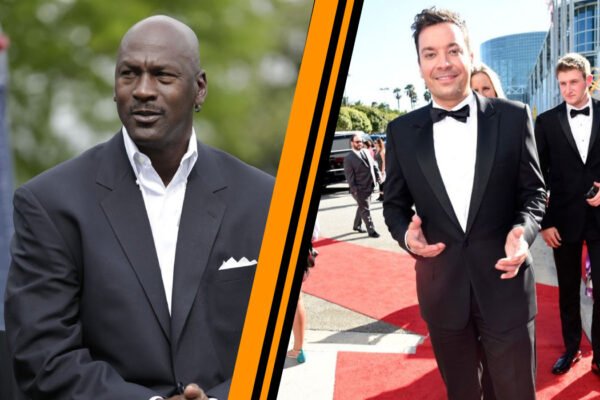 Michael Jordan and Jimmy Fallon