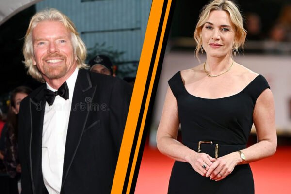 Richard Branson and Kate Winslet