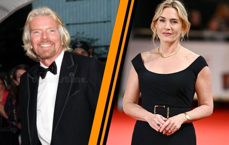 Richard Branson and Kate Winslet