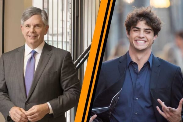 Larry Culp and Noah Centineo