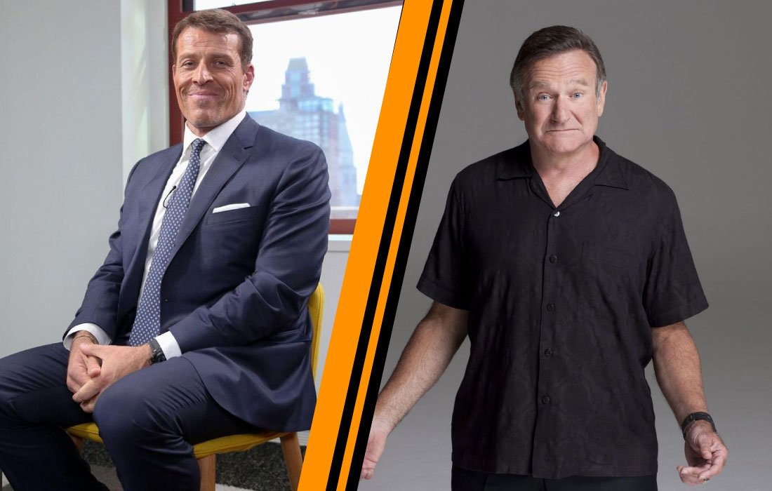 Tony Robbins and Robin Williams