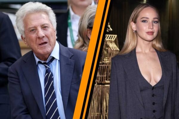 Dustin Hoffman and Jennifer Lawrence