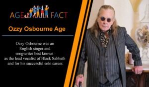 Ozzy Osbourne Age