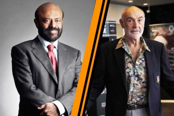 Shiv Nadar and Sean Connery