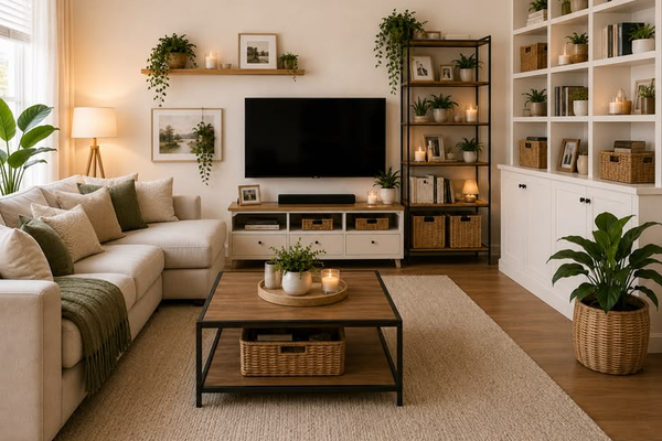 How to Create a Stylish and Organised Living Room