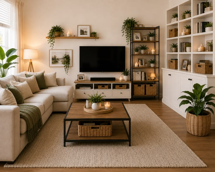 How to Create a Stylish and Organised Living Room